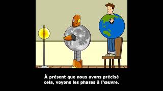 Phases de la lune BrainPOP Français [upl. by Sset]