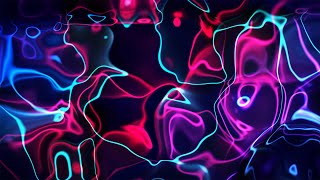 Bright Abstract Neon Multicolor Lines Animation Background video  Footage  Screensaver [upl. by Ahsimet]