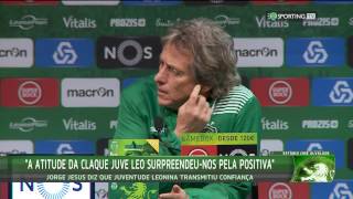 Conferência de Imprensa Jorge Jesus  Belenenses X Sporting CP  21 de dezembro de 2016 [upl. by Jaclyn]