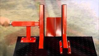 Redline Engineering Lift Table Wheel Vise Clamp [upl. by Ynohtnaeoj]