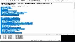 How To Enable HAProxy Stats On Rocky Linux 85 [upl. by Ecined]