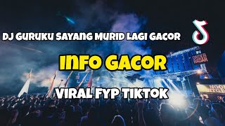 DJ GURUKU SAYANG MURID LAGI GACOR VIRAL TIKTOK‼️INFO GACOR  Adit Sparky Official Nwrmxx FULLBASS [upl. by Bodnar]