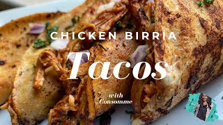 CROCKPOT CHICKEN BIRRIATACOS 🌮 amp CONSOMMÉ RECIPE  MY WAY  EASY TUTORIAL [upl. by Armmat]