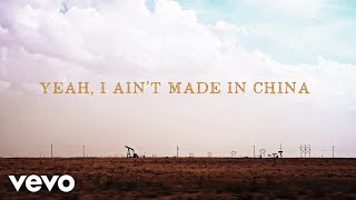 Aaron Lewis  Made In China Lyric Video [upl. by Pokorny]