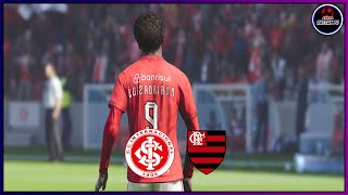 INTERNACIONAL 2 X 1 FLAMENGO  GERSON BRILHA MARCA UM GOLAÇO  PES 21 GAMEPLAY  OREGON PB  35 [upl. by Orianna]