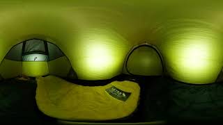 Nordisk Halland 2 LW Tent Internal view 360 degree video [upl. by Ynehpets831]