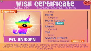 LEGENDARY RAINBOW UNICORN GIVEAWAY  Animal Jam [upl. by Girish]