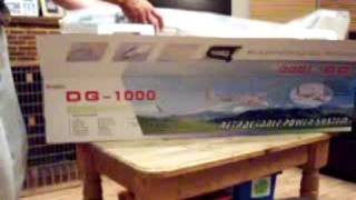 Rc DG 1000 ep Glider with retractable motor out of the box [upl. by Pare324]