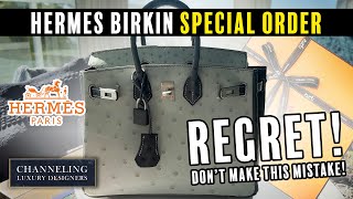 The Most Exclusive Birkin Hermes Special Order Unboxing and one REGRET [upl. by Zolnay114]