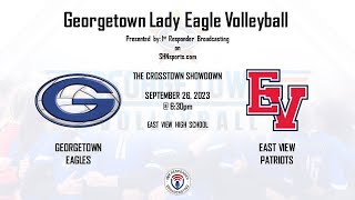 HS Volleyball  Georgetown Eagles vs East View Patriots  092623 [upl. by Ielarol341]