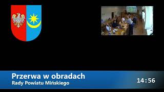 IV Sesja Rady Powiatu Mińskiego VII Kadencji 11092024 [upl. by Acinnod]