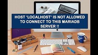 SolvedErrorHost ‘localhost’ is not allowed to connect to this MariaDB server Error on XAMPP MySQL [upl. by Falconer]
