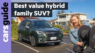 Subaru Forester Hybrid 2022 review  should you buy this SUV or choose the Toyota RAV4 hybrid [upl. by Yttiy]