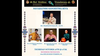 Navarathri Concert at Sri Krishna Vrundavana Oct 10 2024 [upl. by Lekcar731]