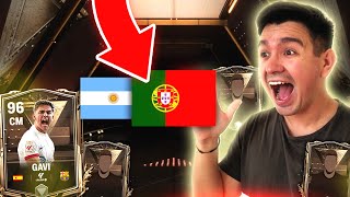 ME SALE PORTUGAL Y ARGENTINO  SOBRES CHETADOS DE 2000 GEMAS  FC 24 MOBILE [upl. by Iraj]