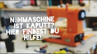 Nähmaschine kaputt Hier findest Du Hilfe reparierenstattwegwerfen [upl. by Vargas]