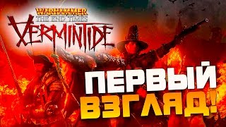 ПОСАДИЛИ НА КОЛ  Warhammer End Times Vermintide  Первый взгляд [upl. by Gnud119]