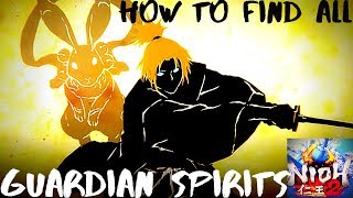 Nioh 2  Friend of Guardians Trophy Guide  All Guardian Spirits Location Guide [upl. by Deibel]