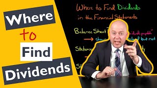 Where to Find Dividends in the Financial Statements [upl. by Ivette522]