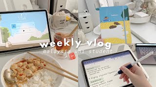 weekly vlog as a malaysia uni student ft mossery 🍄 [upl. by Puett]