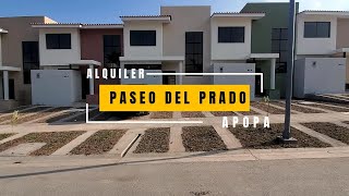 ALQUILER CASA RESIDENCIAL PASEO DEL PRADO MODELO AZUCENA CON AREA DE SERVICIO PRIVADO APOPA [upl. by Rockwell680]