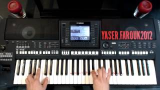 تعليم الاورج  عزف  ذهب ذهب وليد الشامي  تعليم الاورج  ياسر درويشة  YAMAHA PSR A3000 [upl. by Narol]