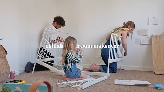 Delilahs BEDROOM MAKEOVER amp Room Tour  Rhiannon Ashlee Vlogs [upl. by Yzzik]