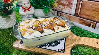 ye meetha bnany me sirf 5 mint lagyn gy  Instant shahi tukda Recipe by Sehar food and vlogs [upl. by Ola13]