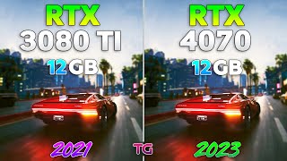 RTX 4070 vs RTX 3080 Ti  Test in 10 Games [upl. by Mic10]