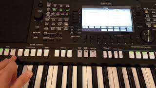 Yamaha PSRS775  PLUS Styles and Voices [upl. by Kellsie119]