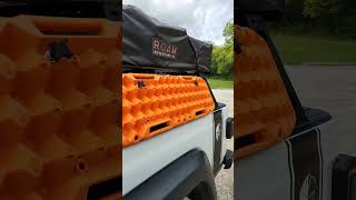 Low Profile Bed Rack for Gladiator by Hooke Road offroad jeep jeepgladiator overlanding [upl. by Oicapot]