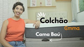 COLCHÃO EMMA  Análise completa  CAMA BAÚ  organizei tudo [upl. by Eiramyllek]