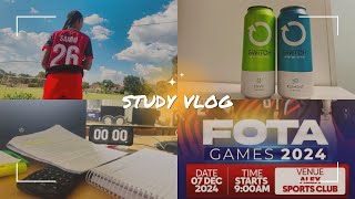 vlogmas E03  masters student exam prep  productive vlog studying  volleyball  zimyoutuber [upl. by Eneres]