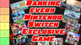 Every NINTENDO SWITCH EXCLUSIVE GAME Ranked  Nintendo Switch Tier List [upl. by Allys770]