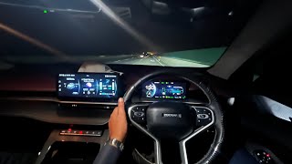 HAVAL H6 NIGHT DRIVING EXPERIENCE ON MOTORWAY amp HEADLIGHTS [upl. by Haskell762]