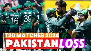 Pakistan Cricket Team Matches Loss 2024 [upl. by Eniamraj]