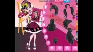 Art Class Draculaura  Monster High Games  Dress Up Games [upl. by Nnylarej]