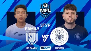 1XBET MEDIA FOOTBALL LEAGUE  SD FAMILY vs 2DROTS  3 ТУР [upl. by Paxon977]