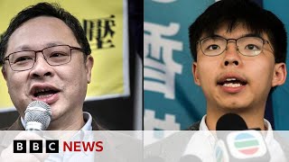 Top Hong Kong prodemocracy leaders sentenced to jail  BBC News [upl. by Va85]