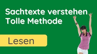 Schwierige Sachtexte verstehen ✅ 5SchritteLesemethode [upl. by Mungovan]