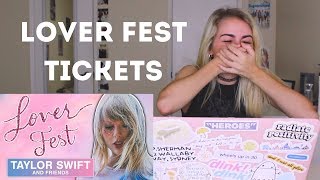 BUYING LOVER FEST TICKETS  Taylor Swift Tour [upl. by Lucila]