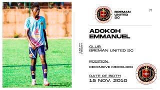 Adokoh Emmanuel of Breman United SC 🔥🔥🔥Pure talent 🌟🥰 [upl. by Oiramal]