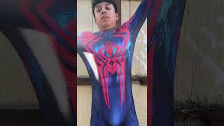 Spidey Web Backpack spiderman mcucosplay marvel spiderman2099 cosplay cosplayspiderman [upl. by Lekram]