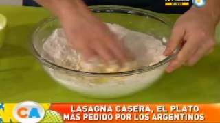 Cómo hacer la masa de la lasagna [upl. by Seessel]