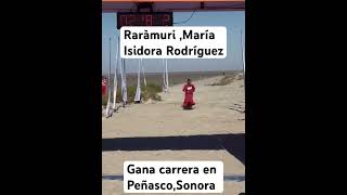 Maria Isidora Rodríguez de 47 añoscorredora Rarámurigana carrera del desierto PiesLigeros [upl. by Ayikat]