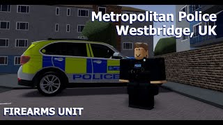 Roblox Live  Westbridge Metropolitan Police Service  Firearms Unit [upl. by Elfie]