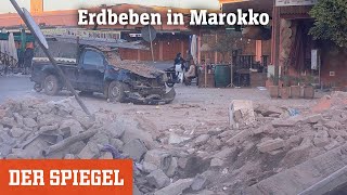 Erdbeben in Marokko Erst Panik dann Verwüstung [upl. by Tioneb]