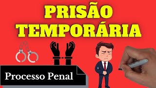 Prisão Temporária Processo Penal Resumo Completo [upl. by Aay]