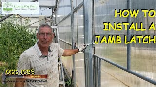 How to Install a Jamb Latch [upl. by Judah221]