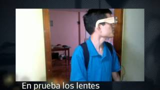 Lentes para invidentes con arduino y ultrasonicos [upl. by Halda311]